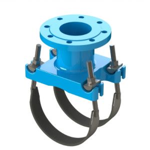 картинка Хомутовый отвод фланцевый (седелка) Ду 450 ОД 460-490 фланец Ду 150 ВЗПА от интернет-магазина «Акваника»